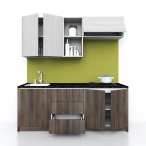 Tủ bếp, Melamine